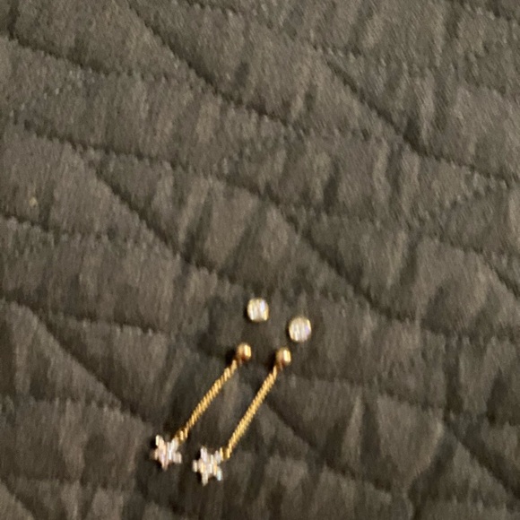 Long dazzling diamond earring - Picture 4 of 7